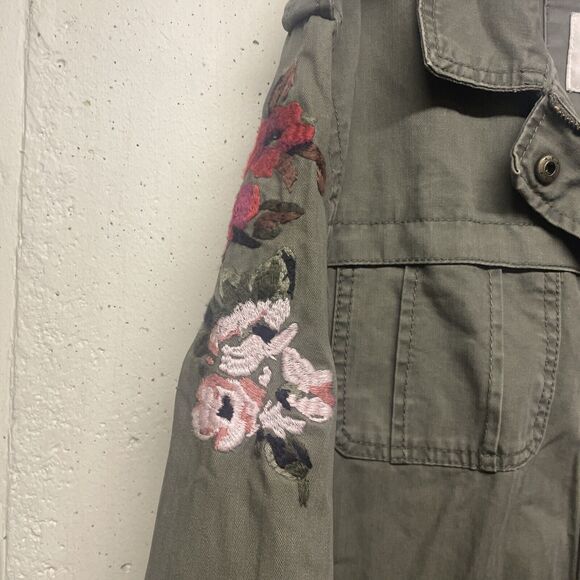 GreenCargo Jacket With Rose Embroidery - Size Small - Picture 4 of 5